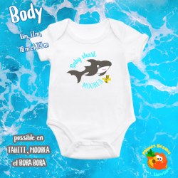Body bébé requin