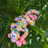 peluche gecko de Polynesie, cadeaux souvenirs Polynésie Française, peluche lézard, peluche de Polynésie Française